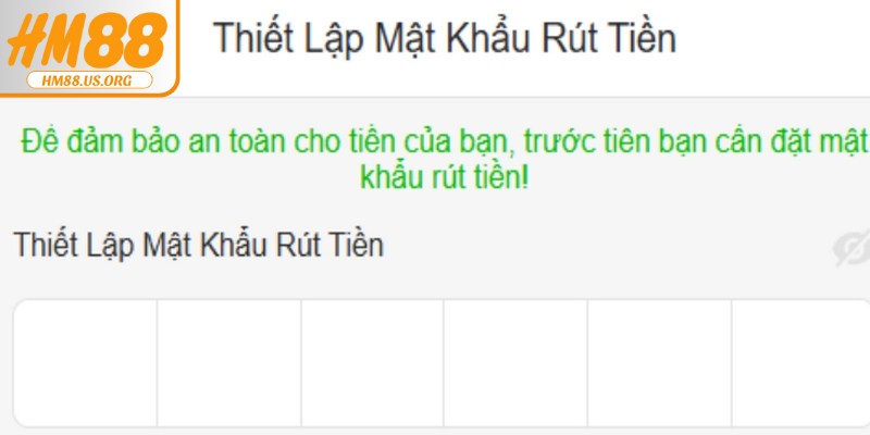 Rút tiền HM88 nhanh, an toàn đảm bảo giao dịch thành công 100% 